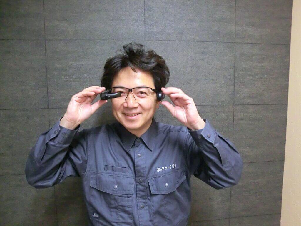 【遠隔作業支援スマートグラスSynchroAZ(シンクロアイズ)】