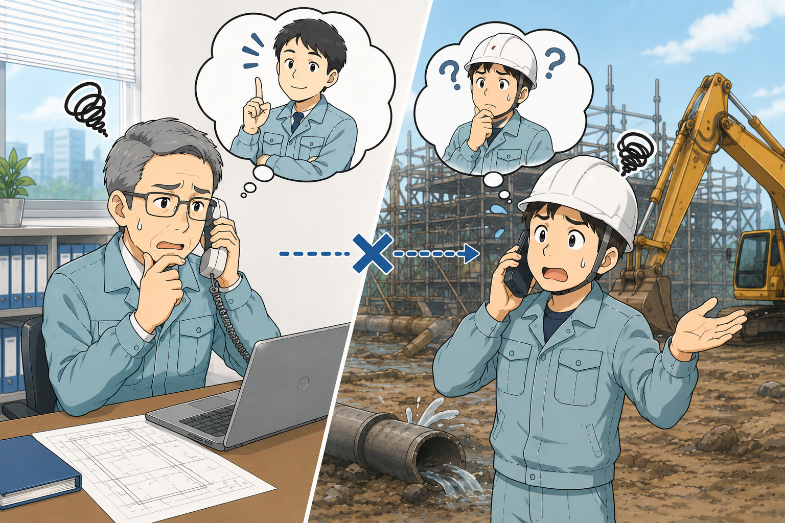 予期せぬトラブル時に詳しい人が現場にいない。現場のノウハウが属人的になっている
